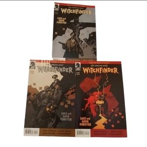 3× Witchfinder Comics- Illustrations  by Mike Mignola